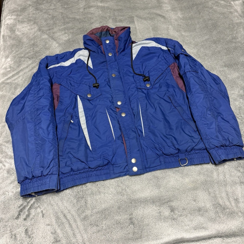 Sports Afield Vintage Jacket Men's Size Large Blue Purple Ski Snow Gorpcore